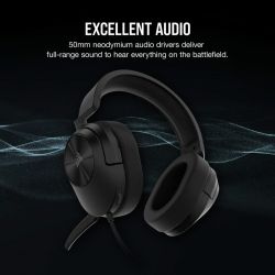  Corsair HS55 Stereo Headset Carbon (CA-9011260-EU) -  11