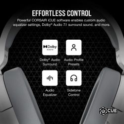  Corsair HS55 Surround Headset White (CA-9011266-EU) -  9