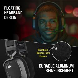  Corsair HS80 RGB USB Headset Carbon (CA-9011237-EU) -  11