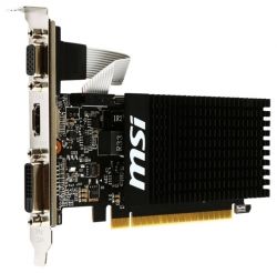  MSI PCI-Ex GeForce GT 710 1024 MB DDR3 (64bit) (954/1600) (DVI, HDMI, VGA) (GT 710 1GD3H LP)