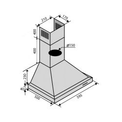  Ventolux LAZIO 60 BK (1000) LED -  7