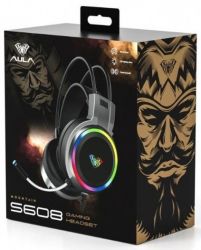  Aula S608 Wired Gaming Headset Black (6948391235509) -  5