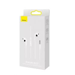  Baseus Encok H17 lateral in-ear Wired Earphone 3.5mm White (NGCR020002) -  7