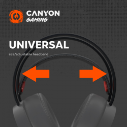  Canyon Gaming GH-8A Black/Orange (CND-SGHS8A) -  11