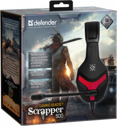  Defender Scrapper 500, Black/Red, 2x3.5  (+  4-pin), ,  40 , 105 , 32 , 2  (64500) -  9