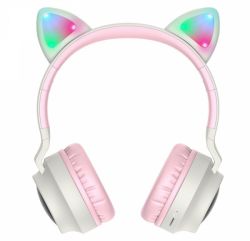  Hoco W27 Cat Ear Grey/Pink (W27GP) -  2