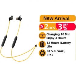  iQOO Wireless Sport Black-Yellow -  2