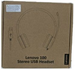  Lenovo 100 Stereo USB Headset (4XD0X88524) -  4