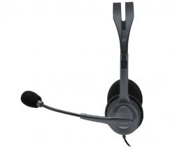  Logitech Stereo Headset H111 (981-000593) -  2