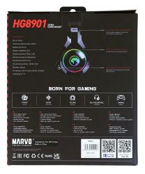  Marvo HG8901 Multi-LED Black -  10