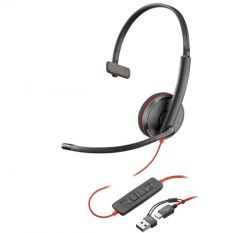  Poly Blackwire 3210 Mono Office Headset Black (8X214AA)