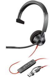  Poly Blackwire 3310-M Mono Office Headset Black (8X216AA)