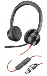  Poly Blackwire 8225-M Stereo Office Headset Black (8X225AA)