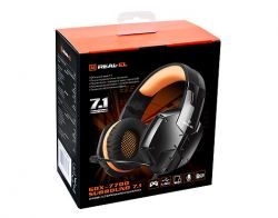  REAL-EL GDX-7700 Surround 7.1 Black-Orange -  9