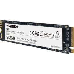 SSD  Patriot P300 512Gb M.2 NVMe 2280 PCIe 3.0 3D TLC (P300P512GM28) -  3