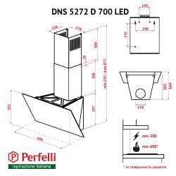  Perfelli DNS 5272 D 700 BL LED -  11