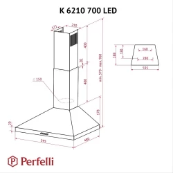  Perfelli K 6210 BL 700 LED -  6