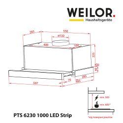  WEILOR PTS 6230 WH 1000 LED Strip -  7