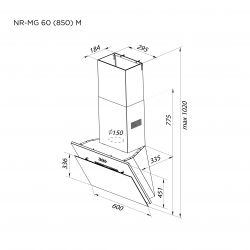   Pyramida NR-MG 60 (850) M BL -  9