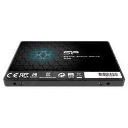   SSD 240Gb, Silicon Power Slim S55, SATA3, 2.5", 3D TLC, 460/450 / (SP240GBSS3S55S25) -  3