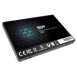   SSD 240Gb, Silicon Power Slim S55, SATA3, 2.5", 3D TLC, 460/450 / (SP240GBSS3S55S25) -  4