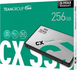 SSD  Team CX2 256Gb SATA3 2.5" 3D TLC (T253X6256G0C101) -  4