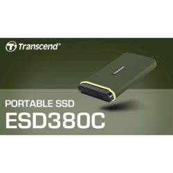 SSD  Transcend ESD380C 2TB USB Type-C Military green (TS2TESD380C) -  5