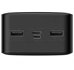   Baseus Bipow 30000mAh, 15W, inp:USB-C/Micro-USB/3A, out:USB-C/2*USB-A/3A(max.), black (PPDML-K01) -  5