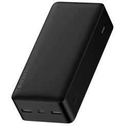   Baseus Bipow 30000mAh, 15W, inp:USB-C/Micro-USB/3A, out:USB-C/2*USB-A/3A(max.), black (PPDML-K01) -  3
