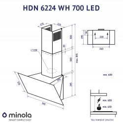  Minola HDN 6224 WH 700 LED -  11