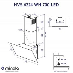  Minola HVS 6224 WH 700 LED -  11