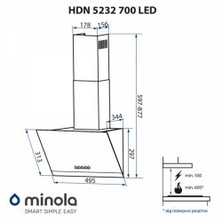  Minola HDN 5232 BL/INOX 700 LED -  10