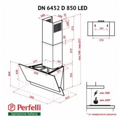  Perfelli DN 6452 D 850 IV LED -  11