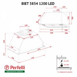  Perfelli BIET 5854 I 1200 LED -  11