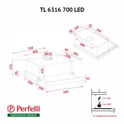  PERFELLI TL 6316 BL 700 LED NEW -  11