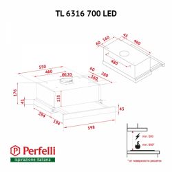  PERFELLI TL 6316 WH 700 LED NEW -  11