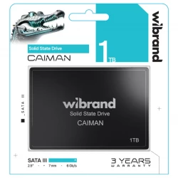 SSD  Wibrand Caiman 1TB SATA III 2.5" Standard (WI2.5SSD/CA1TBST) -  2